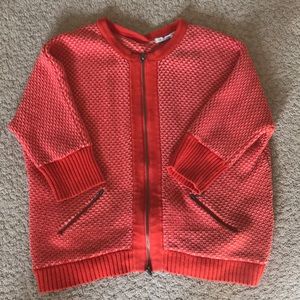 CAbi Style 195 Orange Cocoon Sweater